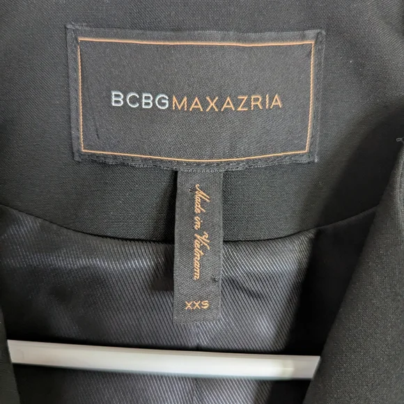 BCBGMaxAzria Women's Elegant Black Blazer Suit Jacket Size XXS - Picture 3 of 14
